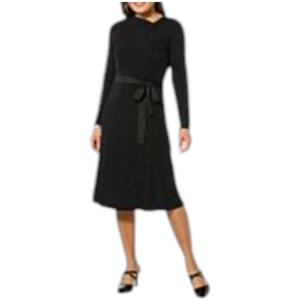 LB70 Lloyd Boston Women's Cocktail Cuff Dress Estate Black - Regular